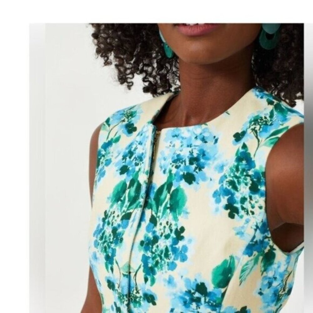 Tuckernuck | NEW Water's Edge Hydrangea Rhoda Tunic Top Size 10 - Picture 3 of 8